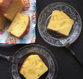 パインココナッツヨーグルトパウンドケーキ