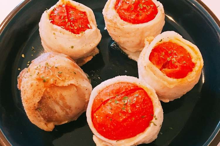火傷注意 オーブンでミニトマトの豚巻き レシピ 作り方 By Yukiんこ クックパッド 簡単おいしいみんなのレシピが360万品
