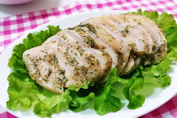 レンジで簡単 サラダチキン レシピ 作り方 By 2525招き猫 クックパッド 簡単おいしいみんなのレシピが352万品