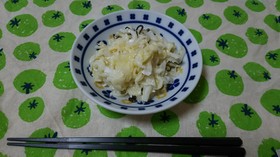 キャベツと塩昆布のコールスロー