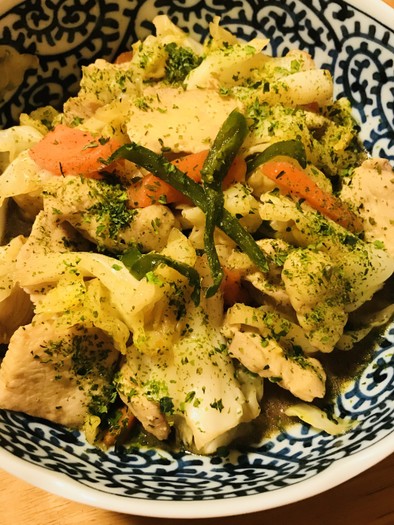 鶏肉と野菜の炒め煮●甜麺醤＆あわせ味噌味の写真