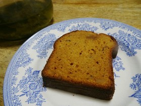 胡桃入りキャラメルパウンドケーキ