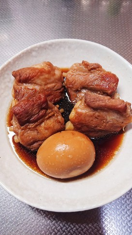 ☆フライパンで豚の角煮☆