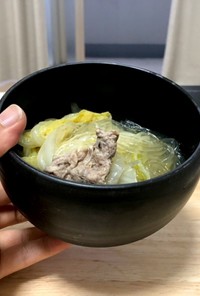 【低カロリー】白菜と春雨のスープ