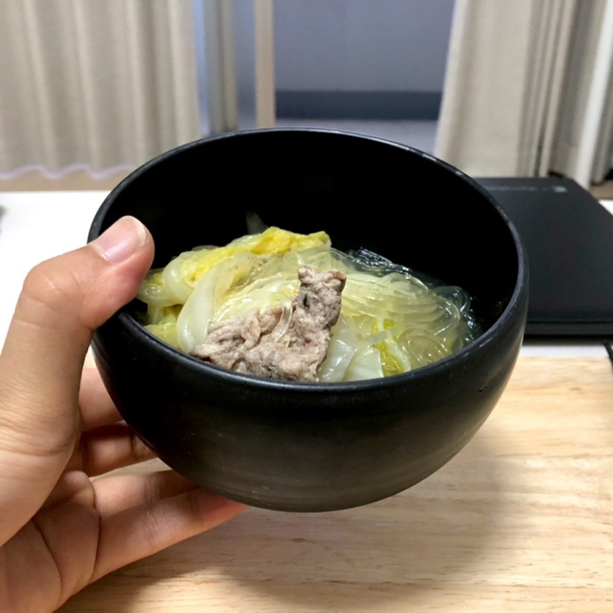 【低カロリー】白菜と春雨のスープの画像