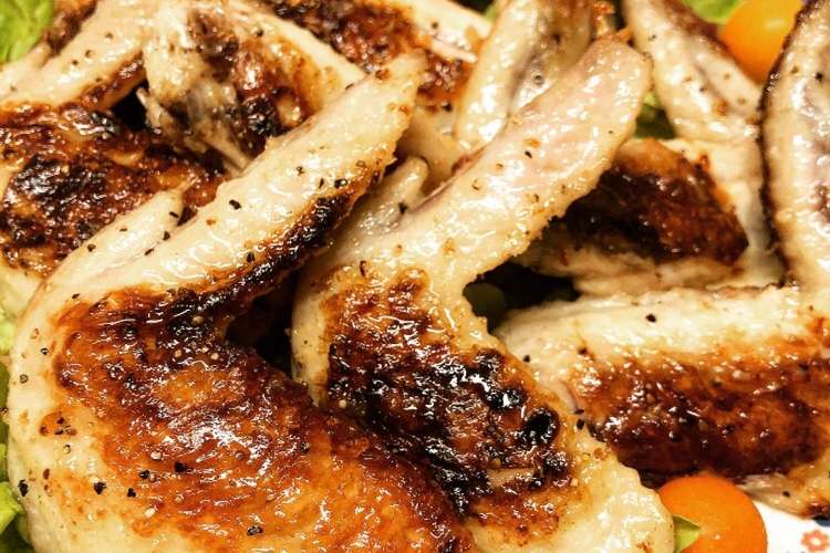 手羽先の塩旨カリカリ焼き レシピ 作り方 By さきる クックパッド 簡単おいしいみんなのレシピが352万品