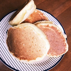 卵アレルギーOK!ふわふわホットケーキ