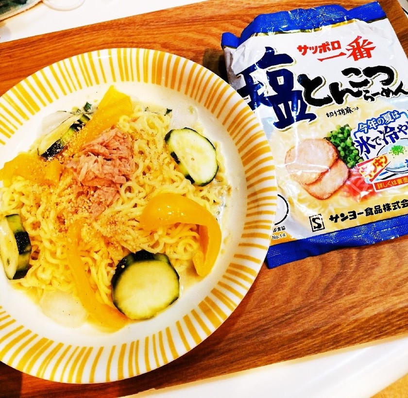 さっぱり！塩とんこつラーメン☆ by monji★ 【クックパッド】 簡単おいしいみんなのレシピが355万品