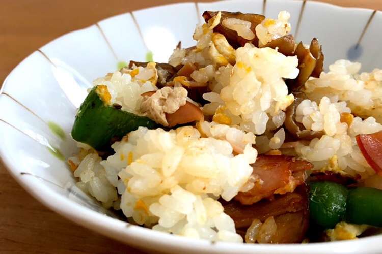 にんにく香るパラパラ和風きのこチャーハン レシピ 作り方 By はちみつあにーさん クックパッド 簡単おいしいみんなのレシピが375万品