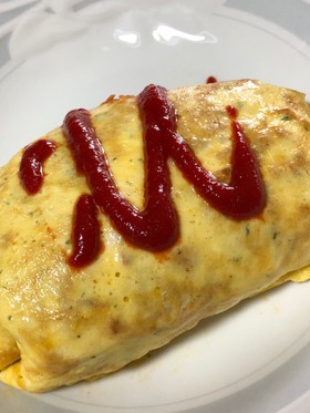ポテトチップスのオムライス