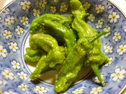 夏に食べたい!ししとうの素揚げの写真
