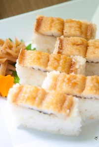 ハモの押し寿司⁂100均の押し型で簡単