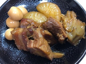 下茹で不要☆圧力鍋で豚の角煮