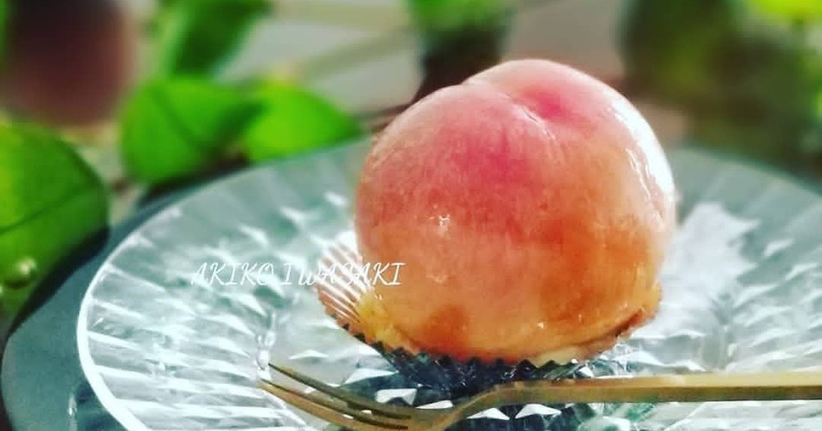 まん丸桃のケーキ 超簡単桃の種取り お料理で身体の中から綺麗になれちゃう お料理好きのブログ