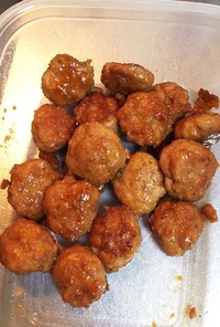 楽々♪ミートボール〜照り焼きソース味〜