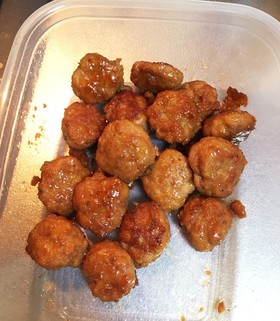 楽々♪ミートボール〜照り焼きソース味〜