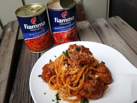「カリオストロの城」ミートボールパスタ