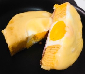 チーたまバーム❗バームクーヘンを朝ご飯に