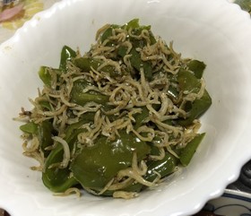 万願寺とうがらしのじゃこ炒め煮