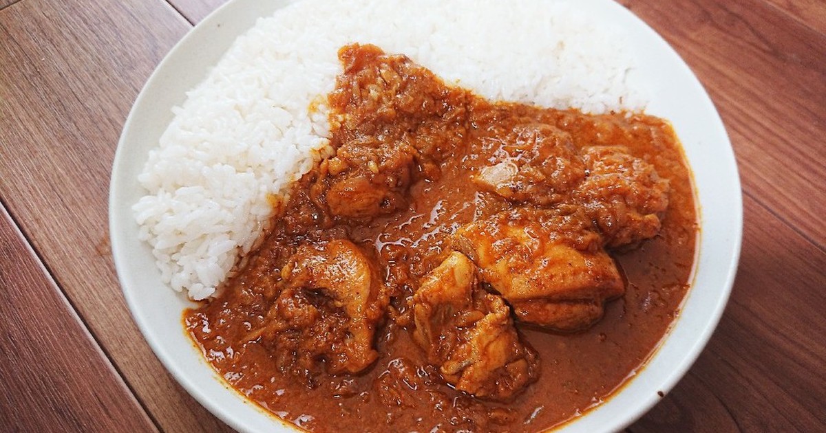 豆入りジャークチキンカレーのレシピ