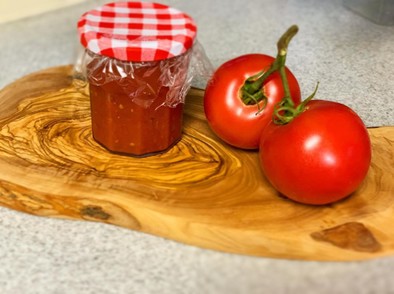 自家製！濃厚生トマトソースの写真