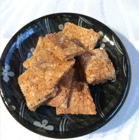 砂糖不使用サクサク干しエビおからクッキー