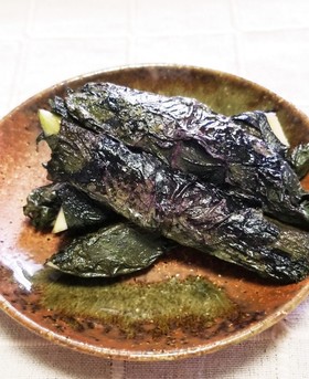 ☆茄子の赤紫蘇巻き☆