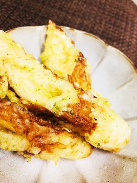 5分で出来ちゃう♬簡単ちくわの磯辺揚げ