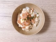 【花のズボラ飯】明太豆腐丼の写真