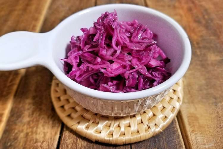 紫キャベツのラペ りんご酢使用 レシピ 作り方 By Rafutee クックパッド 簡単おいしいみんなのレシピが366万品