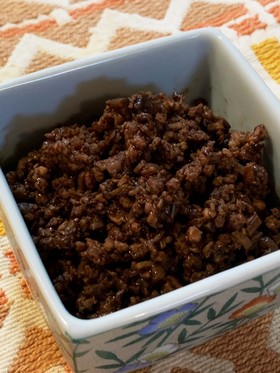カカオポリフェノール強化!和風肉そぼろ