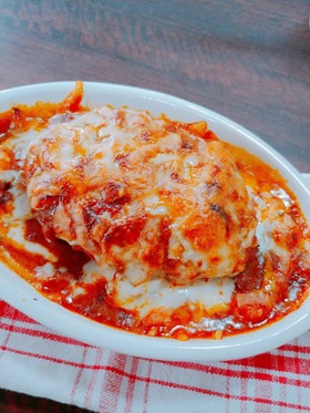 魅惑のハンバーグカレーグラタン♡