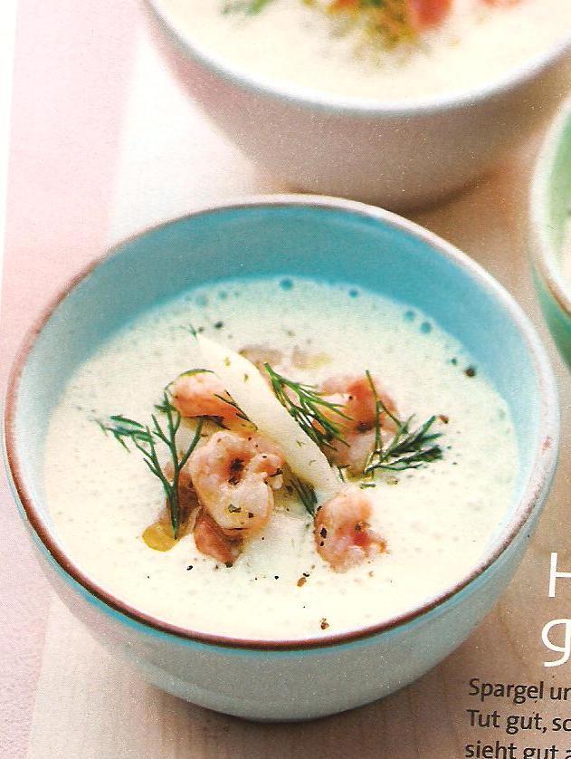 白アスパラのふわふわスープの画像