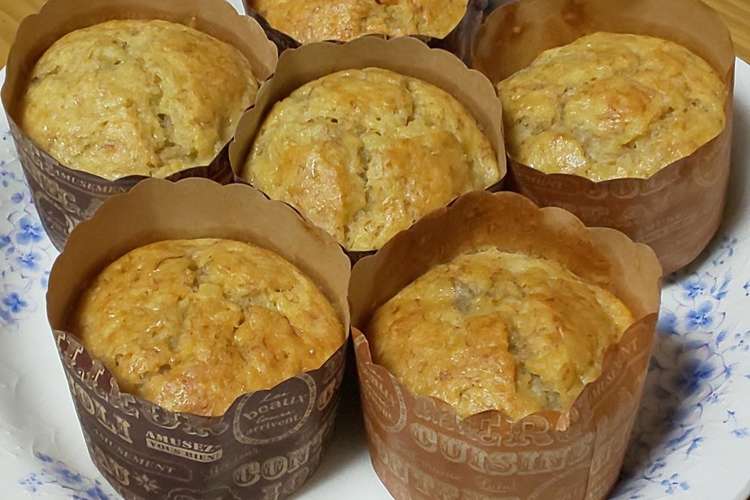簡単 バナナカップケーキ レシピ 作り方 By 1072gou クックパッド 簡単おいしいみんなのレシピが353万品