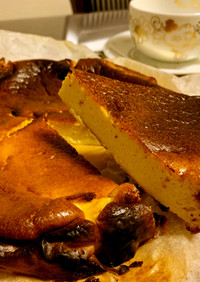 超簡単濃厚絶品★バスク風チーズケーキ