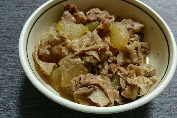 冬瓜と豚バラ肉の煮物 レシピ 作り方 By うさこのおうち クックパッド 簡単おいしいみんなのレシピが352万品