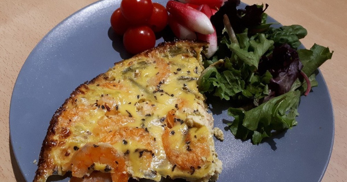 簡単な朝食のフリッタータのレシピ