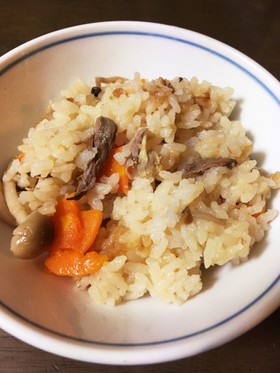 ひよどりの炊き込みご飯