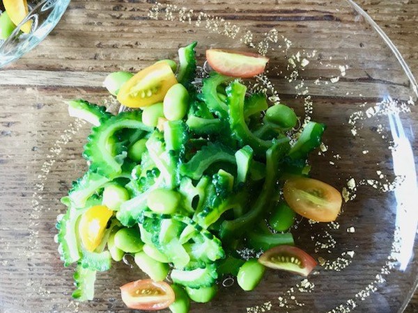 ゴーヤと枝豆のマリネ【夏野菜】