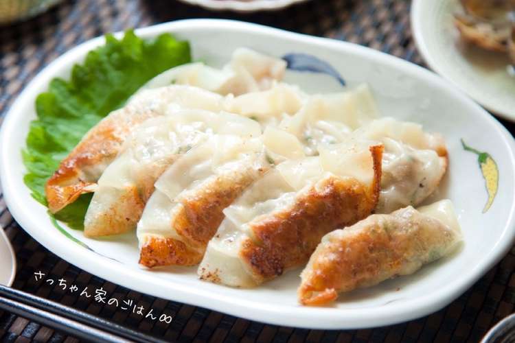 合挽き肉で濃いめの餃子 レシピ 作り方 By Towelman クックパッド