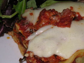 ほうれん草入りマニコッティ