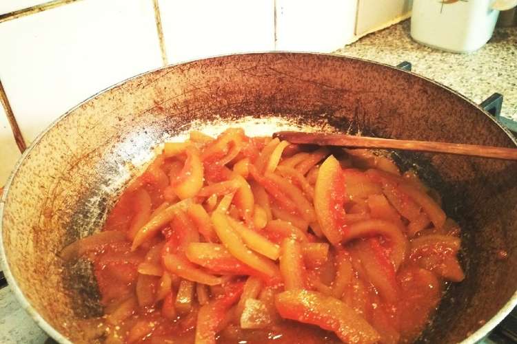 砂糖不使用 スイカの皮のきんぴら レシピ 作り方 By トトさん家のおやつ クックパッド 簡単おいしいみんなのレシピが364万品