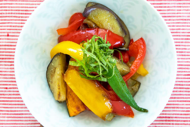 夏野菜の揚げ浸し レシピ・作り方 By 東洋オリーブ 【クックパッド】 簡単おいしいみんなのレシピが362万品