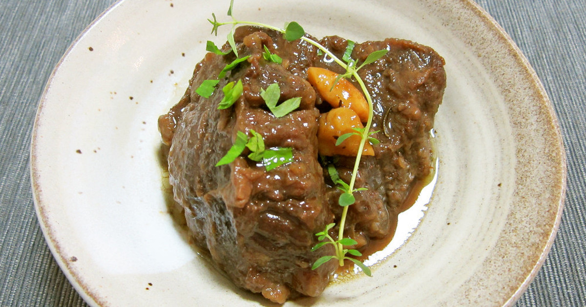 牛ほほ肉のバルサミコ酢煮込み レシピ 作り方 By クックgonbao クックパッド 簡単おいしいみんなのレシピが360万品