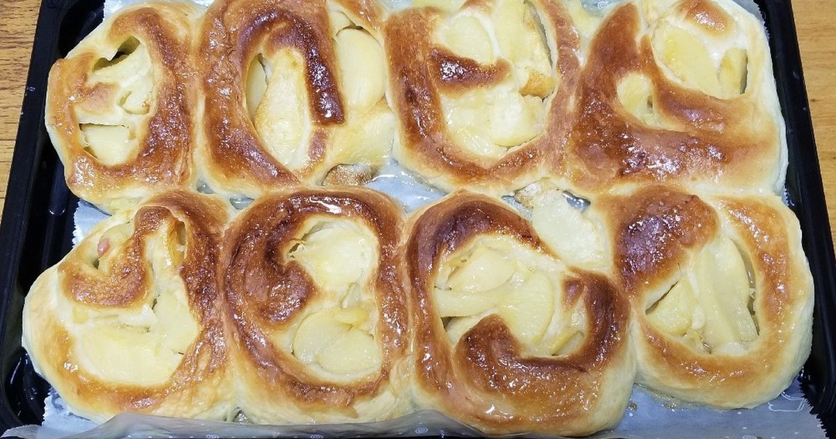 桃のパンのレシピ