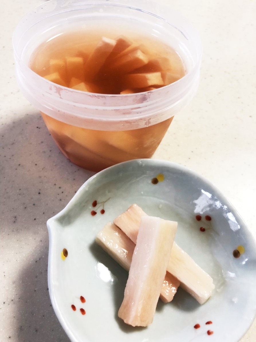 長芋の出汁たっぷり甘酢漬けの画像