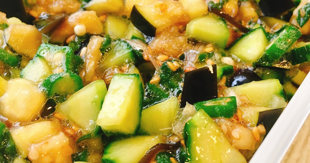 白だしで 夏野菜たっぷり 山形のだし風 レシピ 作り方 By めぐみの郷 クックパッド 簡単おいしいみんなのレシピが353万品
