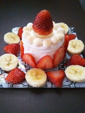 一歳の誕生日ケーキ♪