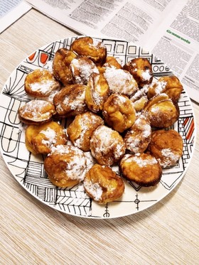 たこ焼き器で〰️ミニダッチパンケーキ