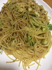これは美味しい!厚揚げとアボガドのパスタの写真